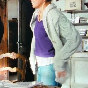 Hand Knit Alpaca Cardigan